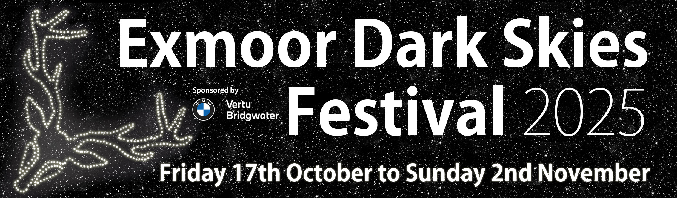 Exmoor Dark Skies Festival 2025 sponsored by BMW Vertu