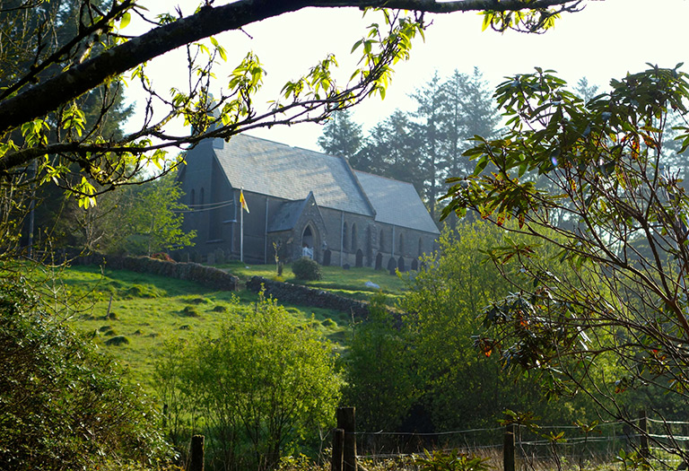 A church