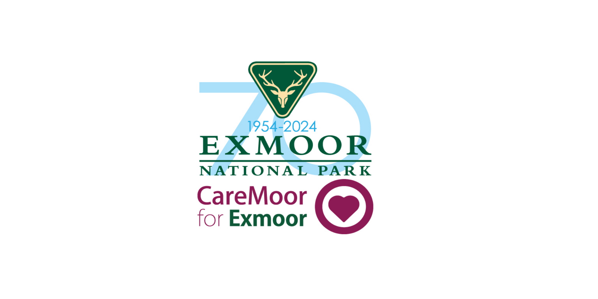 Exmoor 70th Caremoor logo