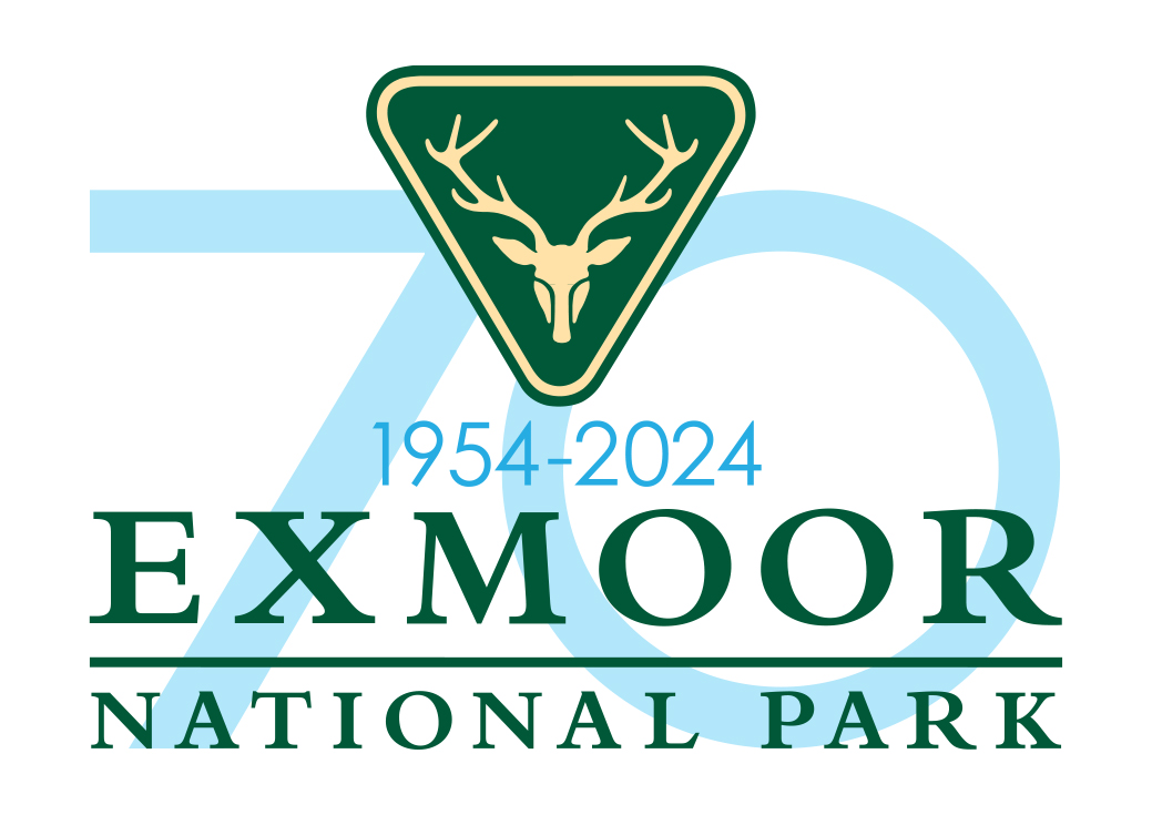 Exmoor National Park 70th Anniversary logo