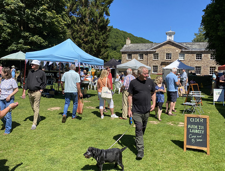 Photo of a food fair