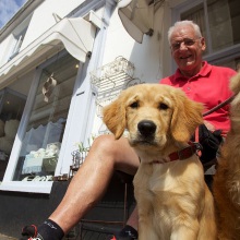 Exmoor Visitor with dog