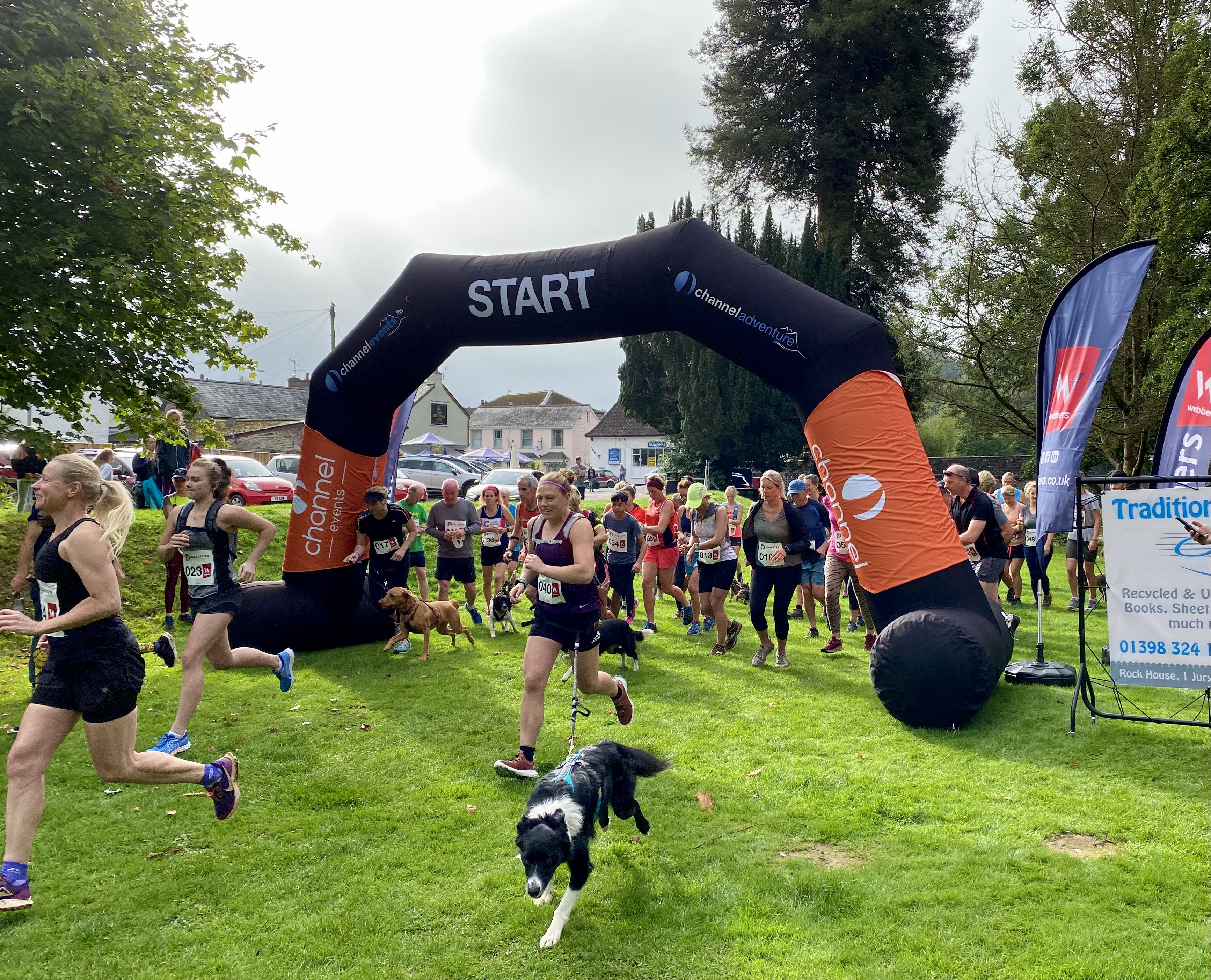 Photo of runners starting a race