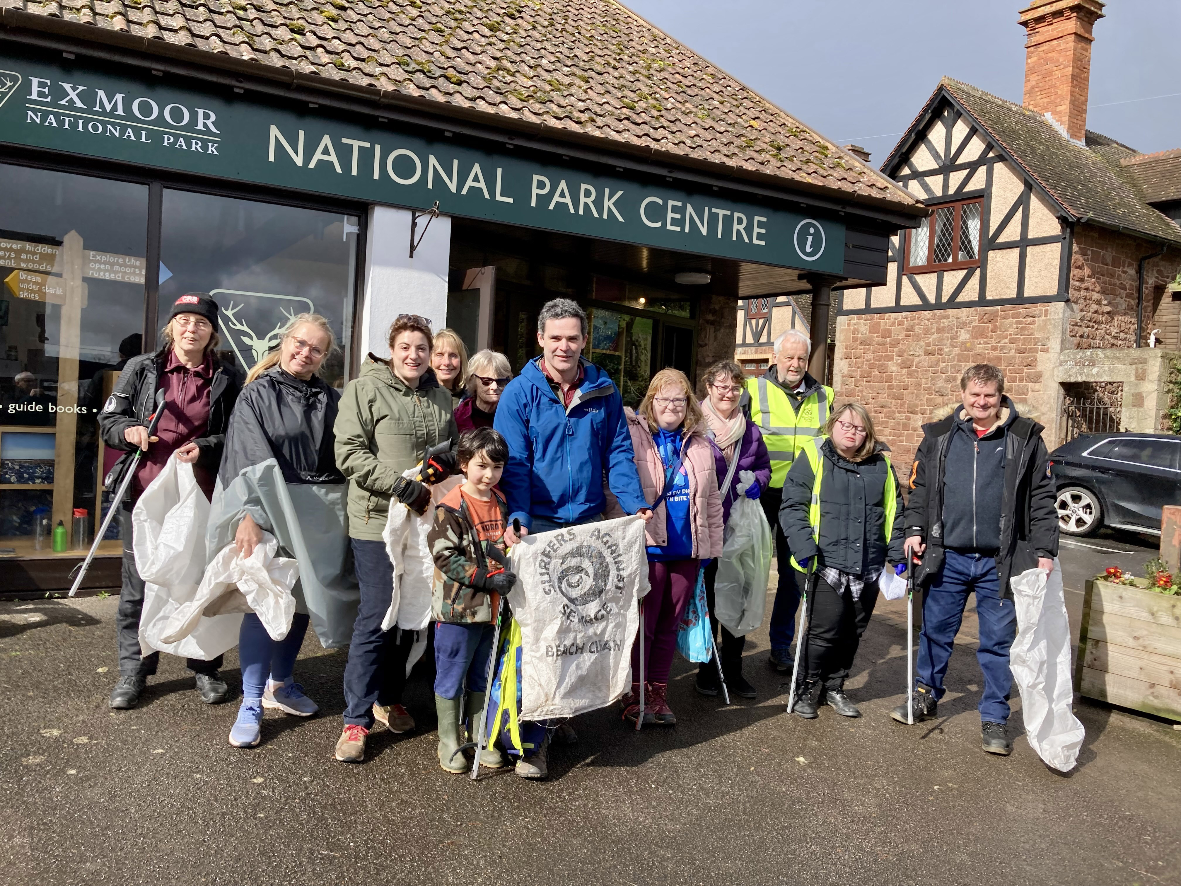 Volunteers at Dunster