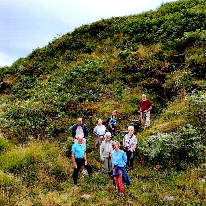 Photo of people at a mine