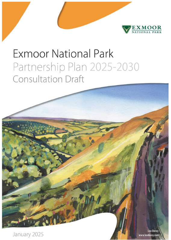 Cover of draft Exmoor National Park Partnership Plan 2025 -2030