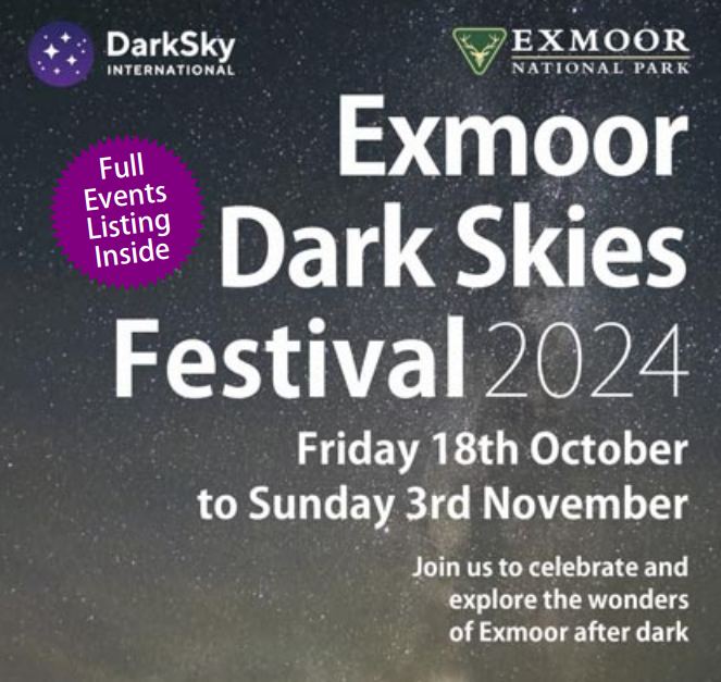 Cover of Exmoor Dark Skies Festival programme 2024