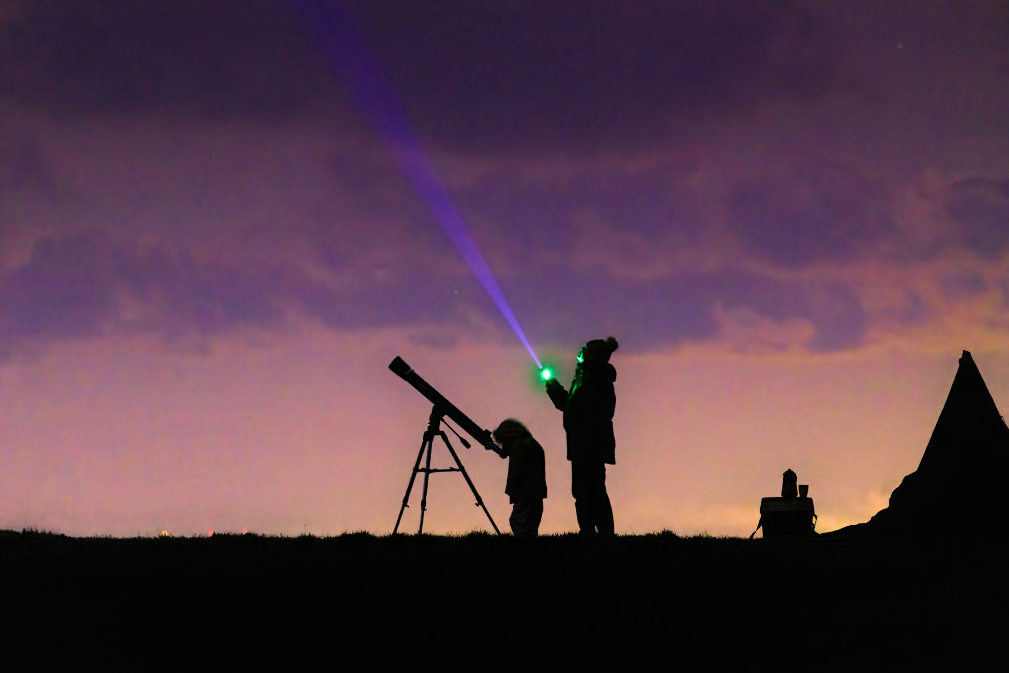 Telescope in the Valley of Rocks Exmoor